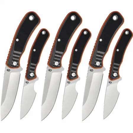 Gerber Downwind Duo 3-pack – tre jaktknivset med orange G10