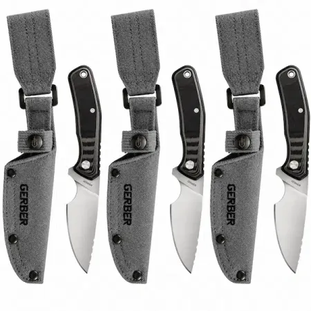 Gerber Downwind Caper 3-pack – rådjurskniv och flåkniv 8 cm