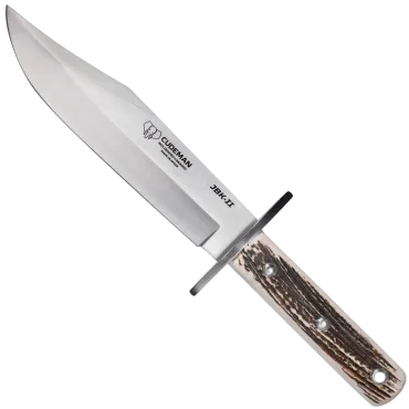 Cudeman JBK-II Bowiekniv 33 cm – 20 cm blad, välj Micarta, Stamina eller Hjorthorn