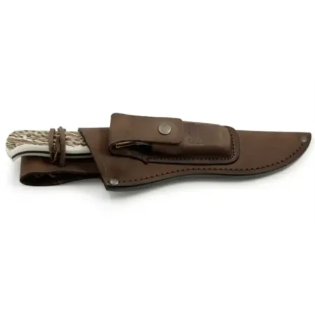 PUMA SGB Bowie & Whitetail knivset – bowiekniv 16,9 cm och fällkniv 8 cm i kombislida