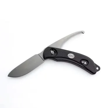 EKA SwedBlade G6 Black – jaktkniv 9,5 cm med buköppnare, isärtagbar