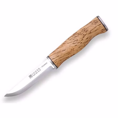 Joker Puukko CL127 bushcraftkniv 10 cm – masurbjörk, 14C28N