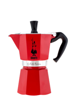Bialetti Moka Express Red 6 koppar