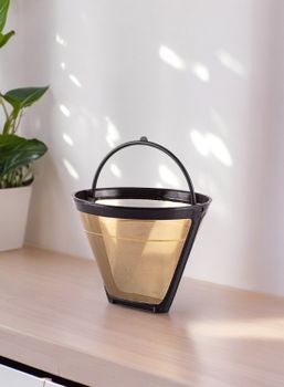 Guldfilter 1x4 återanvändbart kaffefilter