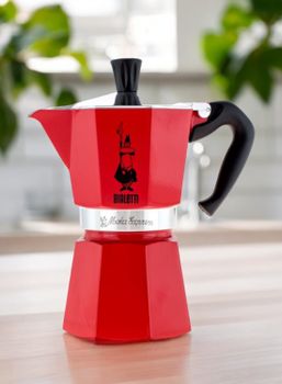 Bialetti Moka Express Red 6 koppar