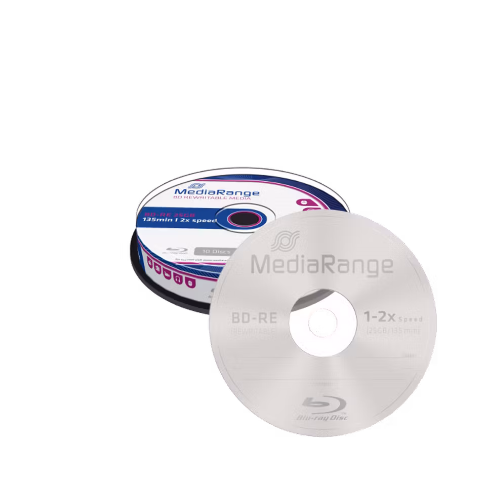 Mediarange BD-R 25gb 2x RE 10 stk
