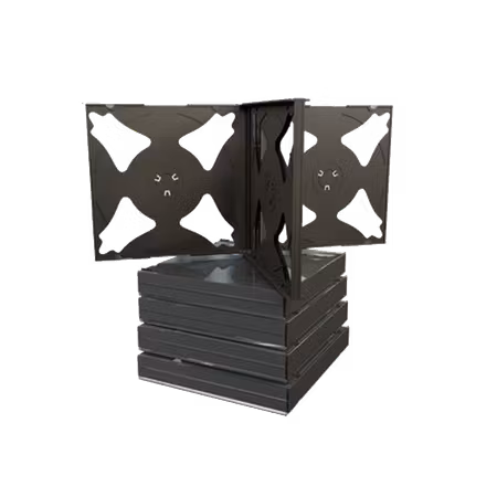 Mediarange Cd cover 24mm med plass til 4 plater 1 stk