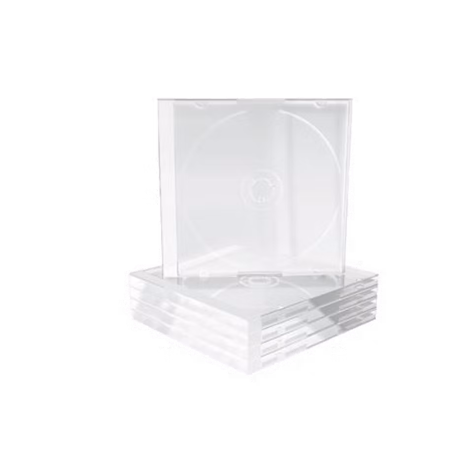 Mediarange Cd cover med klar innlegg med plass til 1 plate 1 stk