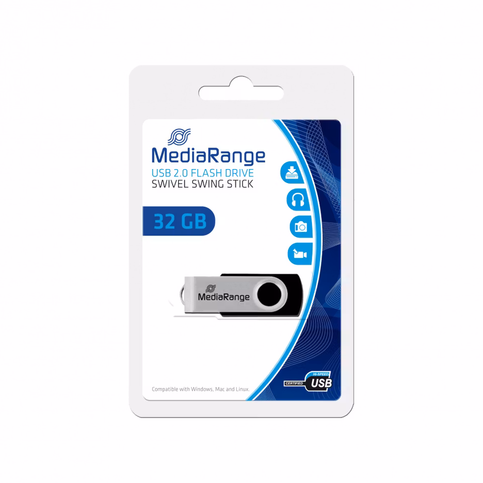 MediaRange USB 2.0 penn 32 GB 1 stk
