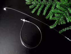 S806-3 Öglelås 9cm vit (5000 st)