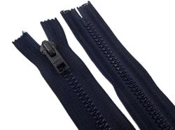 D080 Blixtlås delrin 20 cm ej delbar 6 mm mörkblå