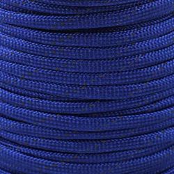 B469 Polyestersnodd med reflex 4 mm royalblå (25 m)
