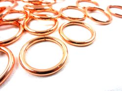 S250 O-ring 20 mm roséguld (10/50 st)