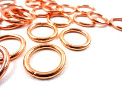 S250 O-ring 15 mm roséguld (10/50 st)
