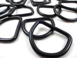 S251 D-ring svart 40 mm (10/20 st)