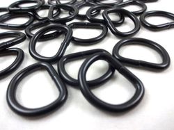 S251 D-ring svart 16 mm (10/50 st)