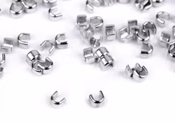 D150 Blixtlås Toppstopp 5 mm nickel (10-100 g)