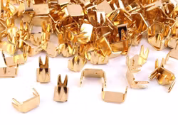 D151 Blixtlås Bottenstopp 5 mm guld (10-200 g)