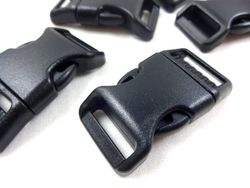 S487 Klickspänne frosttåligt 20 mm svart (50 st)