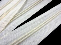D202 Blixtlås metervara 5 mm vintervit (25 m)