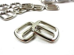 S611 Spännare metall 20 mm nickel (2/10/50 st)