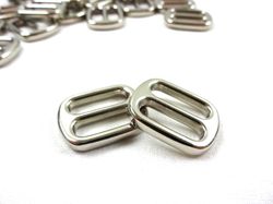 S611 Spännare metall 16 mm nickel (10/50 st)