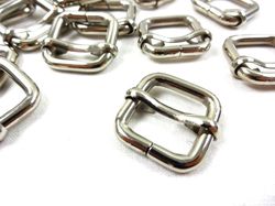 S612 Rörlig spännare metall 16 mm nickel (10/50 st)