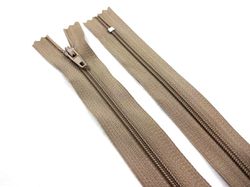 D360 Blixtlås 4 mm spiral ej delbar beige