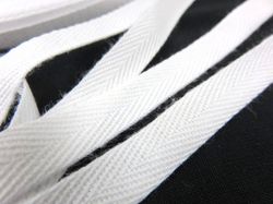 B600 Bomullsband vit(10-50 mm) (50 m)