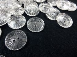 K122 Knapp 18 mm transparent