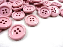 K080 Knapp 18 mm rosa