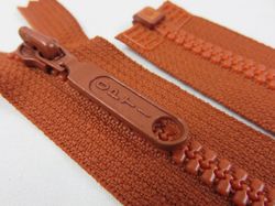 D055 Blixtlås 30 cm Opti delrin delbar 6 mm brun