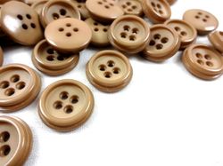 K278 Knapp 17 mm beige