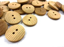 K340 Knapp 18 mm Rand beige