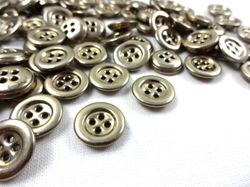 K444 Knapp metall 13 mm silver