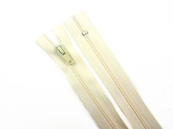 D103 Blixtlås 18 cm 4 mm spiral ej delbar ljusbeige