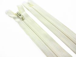 D072 Blixtlås 18 cm Opti 4 mm spiral ej delbar ljusbeige