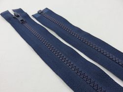 D238 Blixtlås 50 cm delrin delbar 6 mm mörkblå