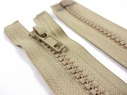D301 Blixtlås 55 cm delrin delbar 6 mm beige