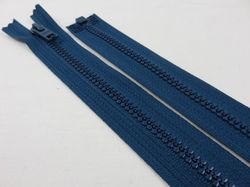 D057 Blixtlås 60 cm Opti delrin delbar 6 mm blå