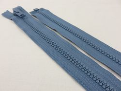 D057 Blixtlås 62 cm Opti delrin delbar 6 mm blå
