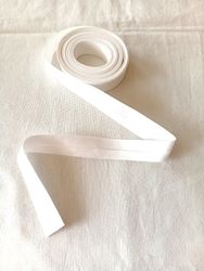 B399 Snedslå mjuk bomull 20 mm vit (5 m)