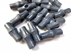 K356 Duffelknapp 27 mm mörkgrå