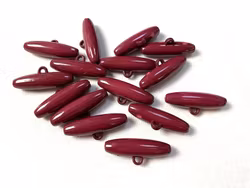 S889 Duffelknapp 29 mm vinröd (2:a sort)