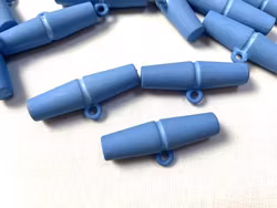 S883 Duffelknapp 38 mm blå (2:a sort)