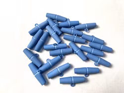 S883 Duffelknapp 38 mm blå (2:a sort)