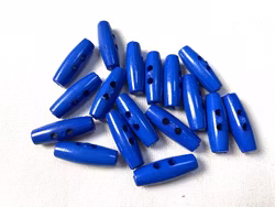 S882 Duffelknapp 24 mm royalblå