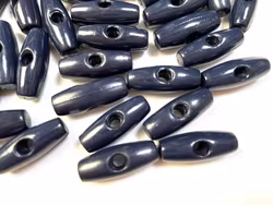 S881 Duffelknapp 24 mm mörkblå