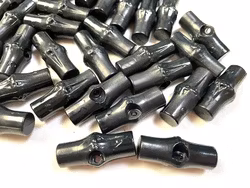 K356 Duffelknapp 28 mm svart