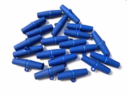 S883 Duffelknapp 38 mm blå (2:a sort)